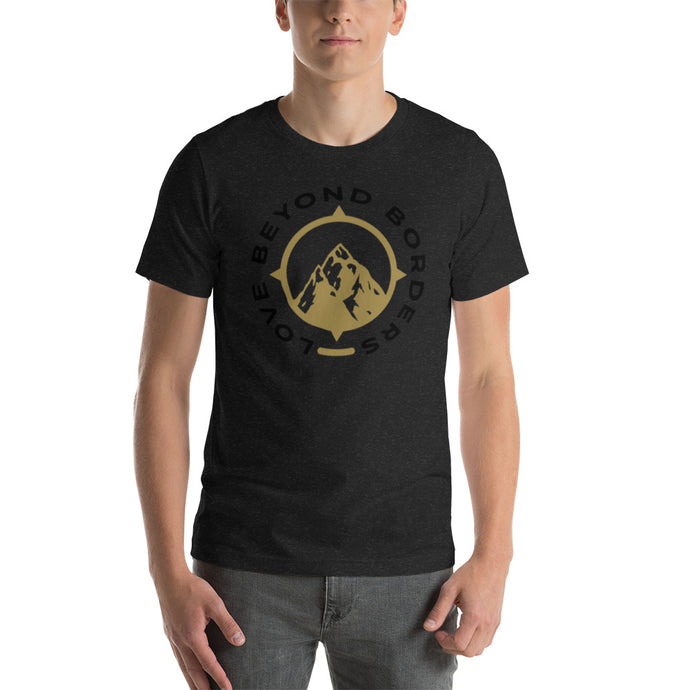 Unisex Black/Gold Logo Tee