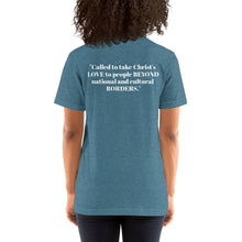 Unisex Logo with Mission Statement Tee